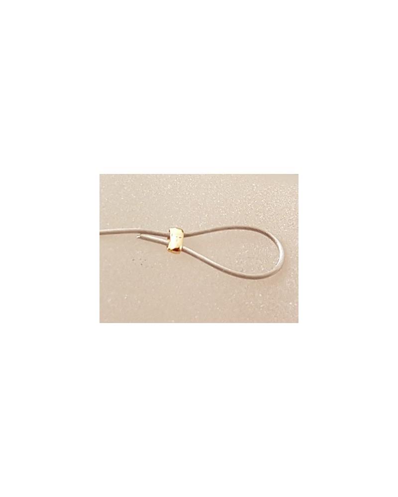 Quetschperle 1.5mm, vergoldet, 200 Stk