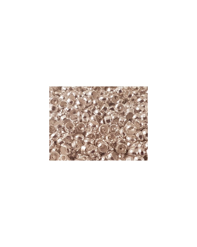Quetschperle 1.5mm, versilbert, 200 Stk