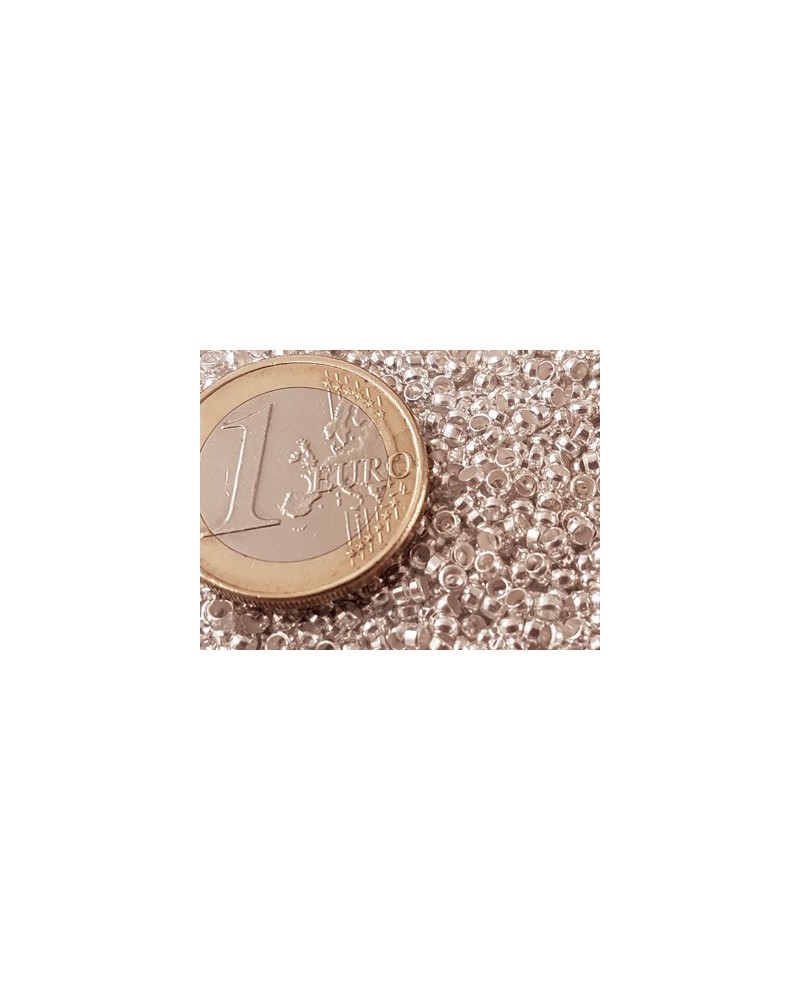Quetschperle 1.5mm, versilbert, 200 Stk