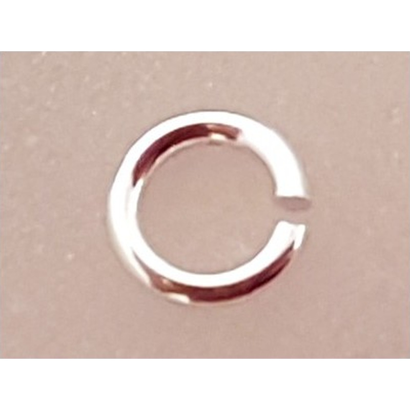 Spaltring 4mm, 925 Silber