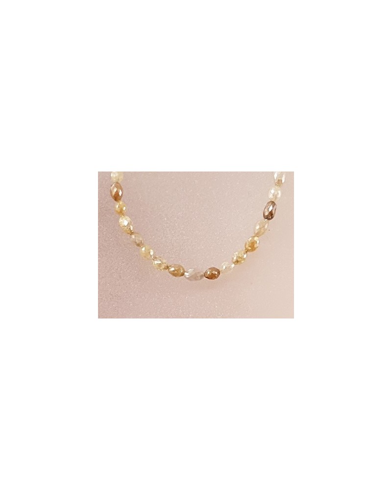 Diamantkette 19ct facettiert