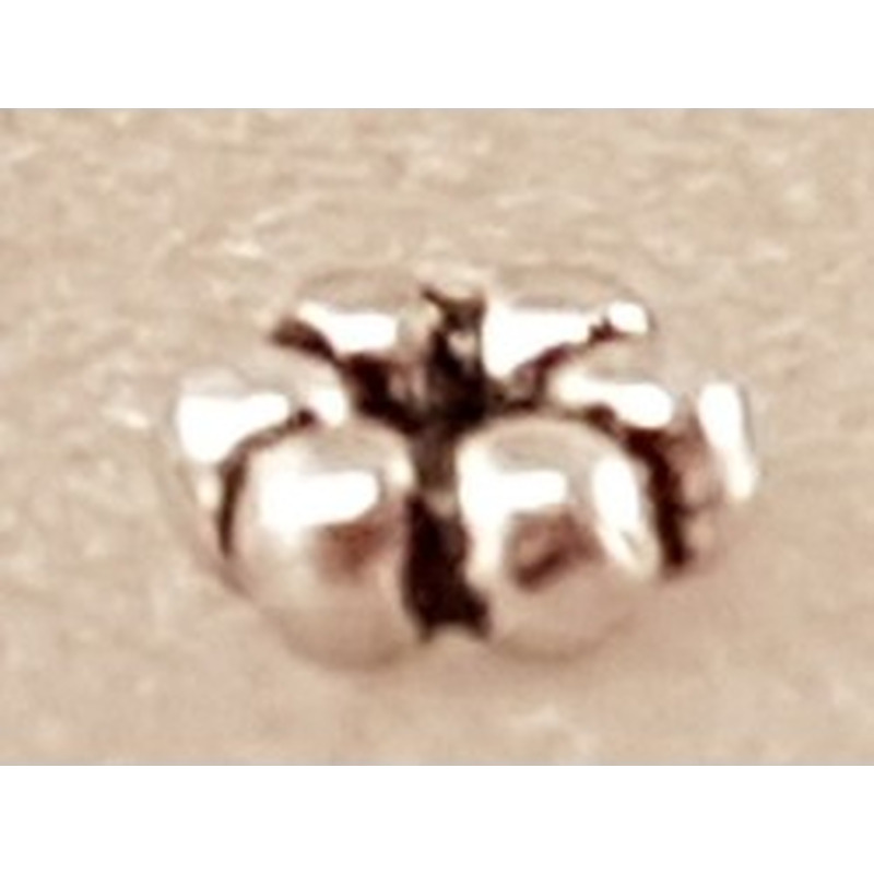 Zwischenteil, Blume 3x1mm, Metall Antik 2