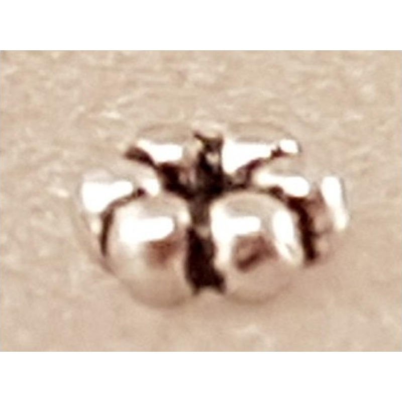 Zwischenteil, Blume 3x1mm, Metall Antik