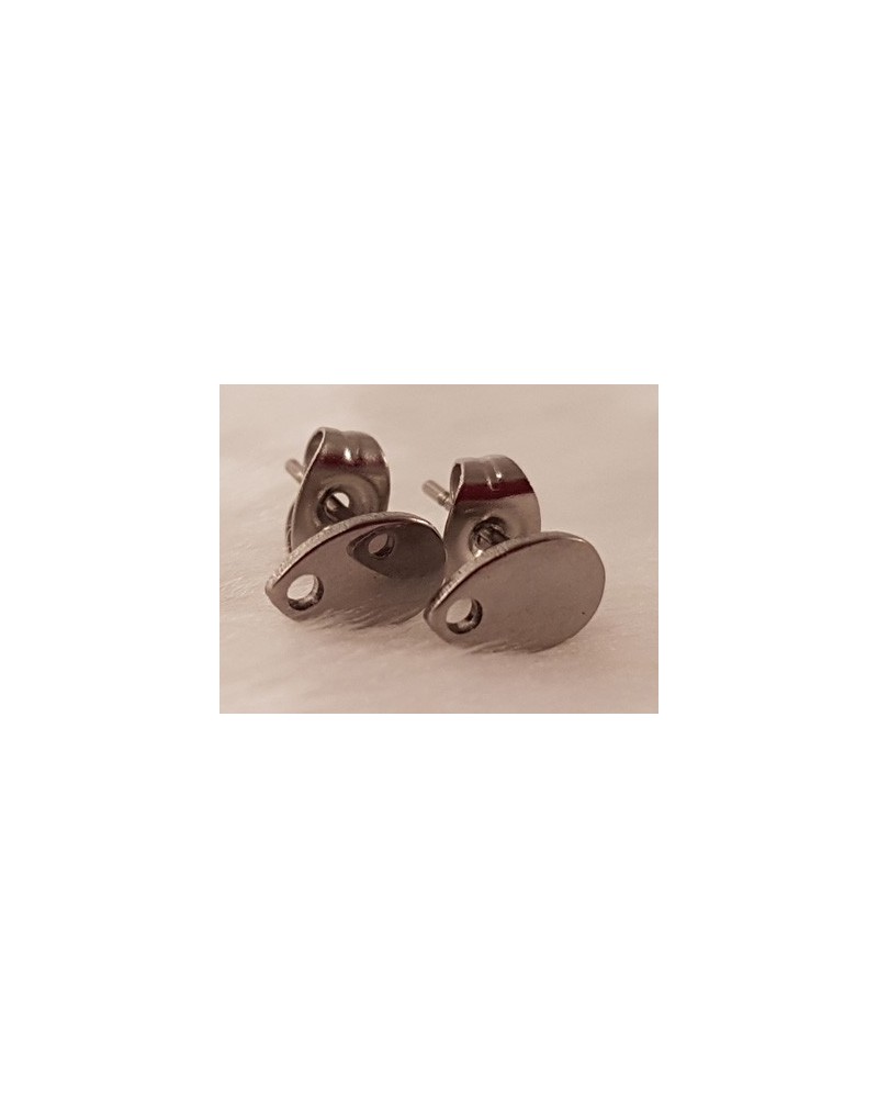 Ohrstecker 5x8mm (2 Stk), Edelstahl