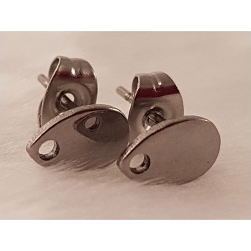 Ohrstecker 5x8mm (2 Stk), Edelstahl