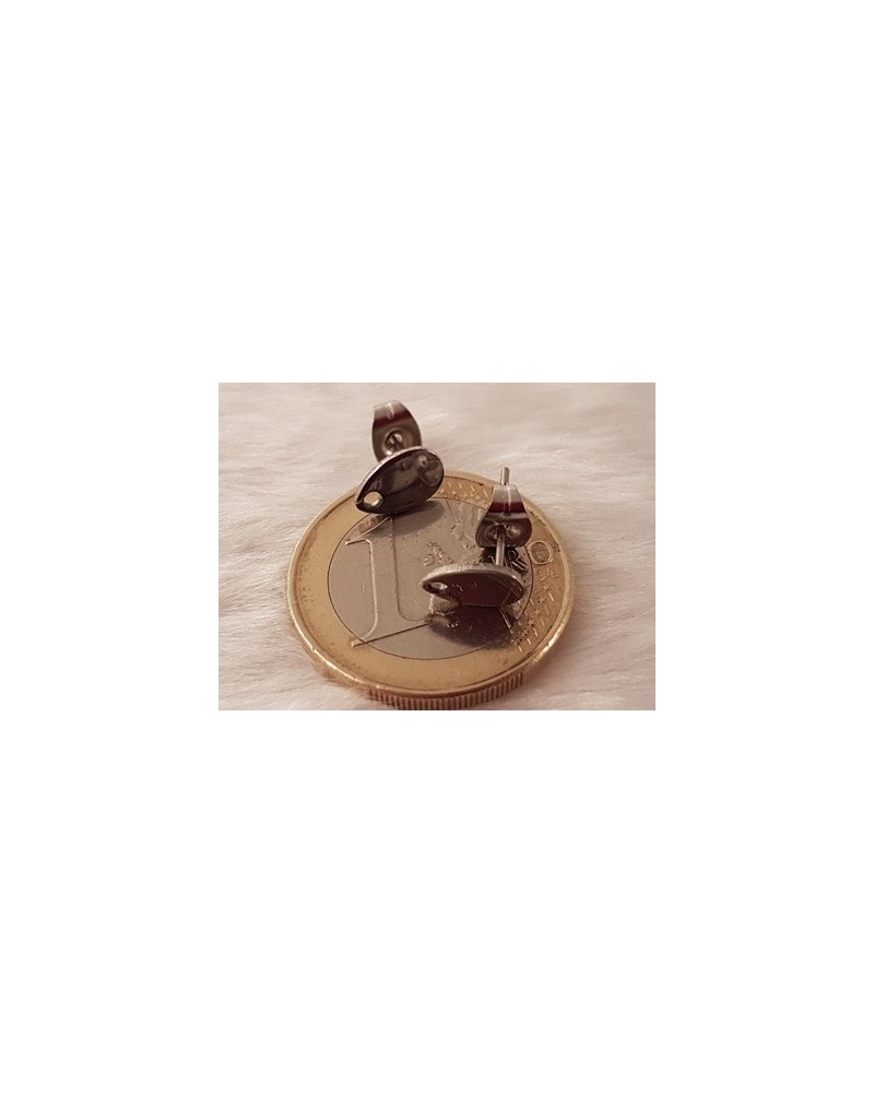 Ohrstecker 5x8mm (2 Stk), Edelstahl