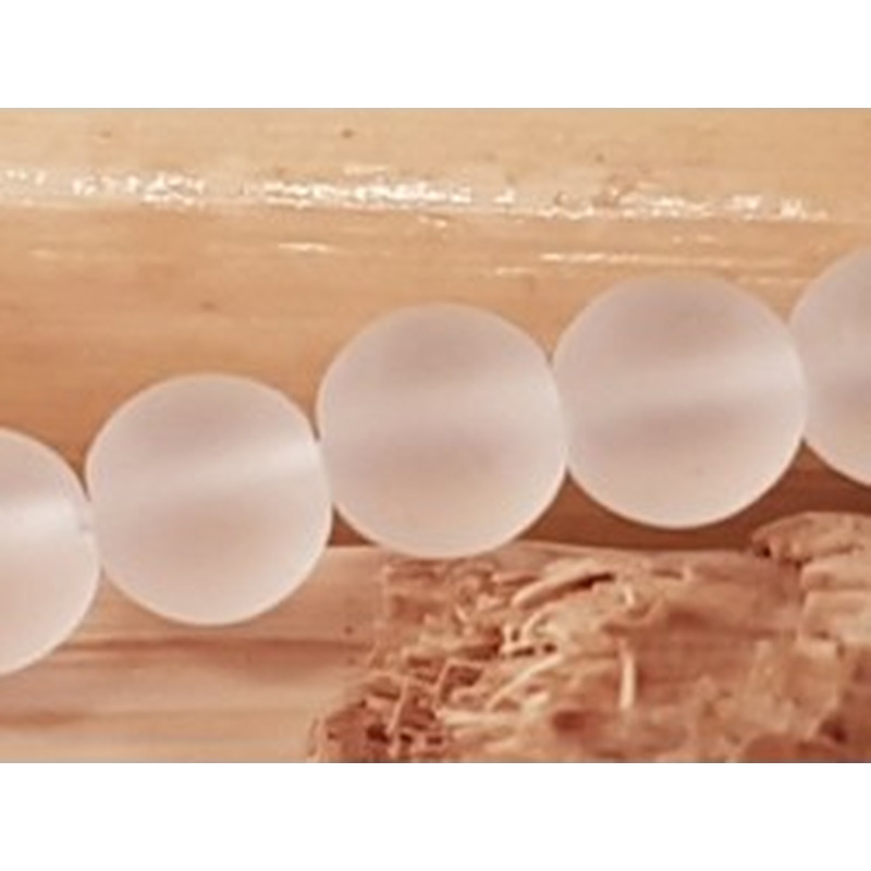 Bergkristallkette 8mm iced