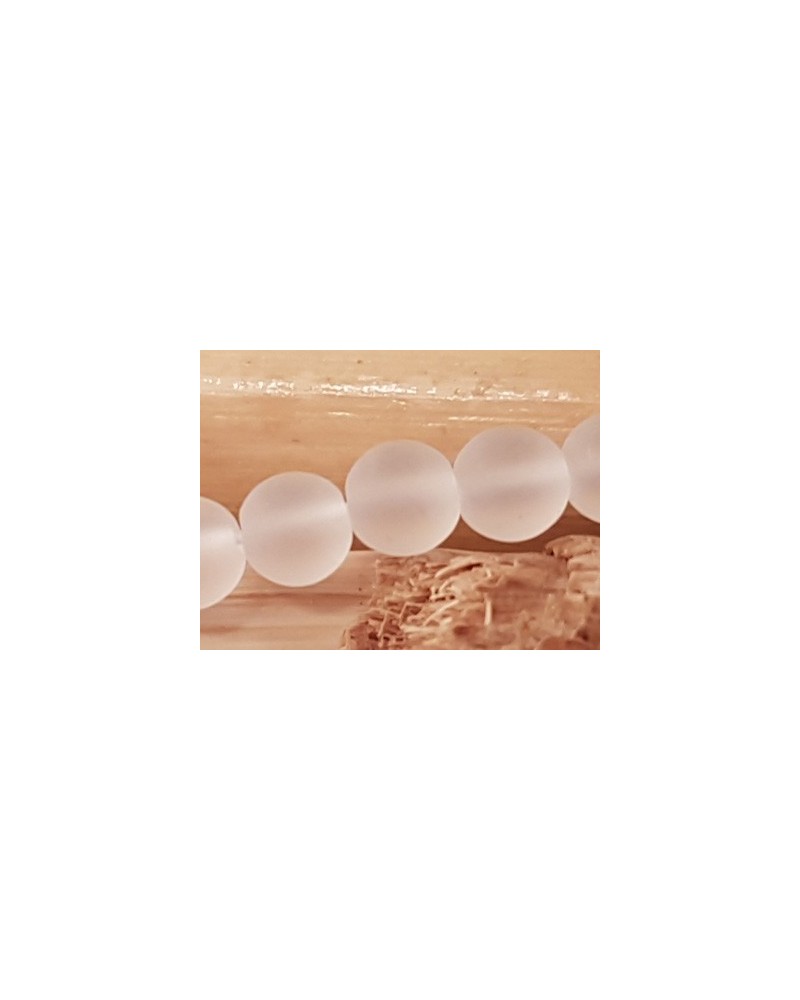 Bergkristallkette 8mm iced