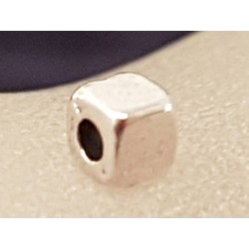 Zwischenteil, Quader 3x3mm, Metall Tibet Style