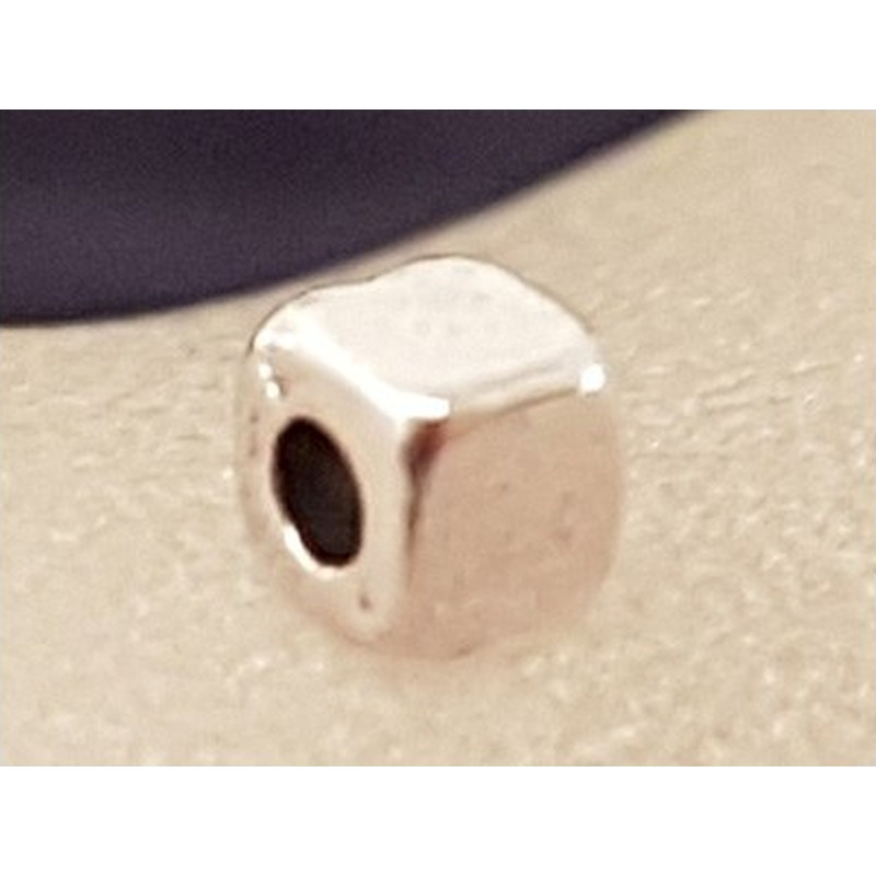 Zwischenteil, Quader 3x3mm, Metall Tibet Style