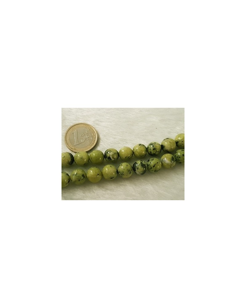 Lizarditkette 10mm, Norwegische Jade