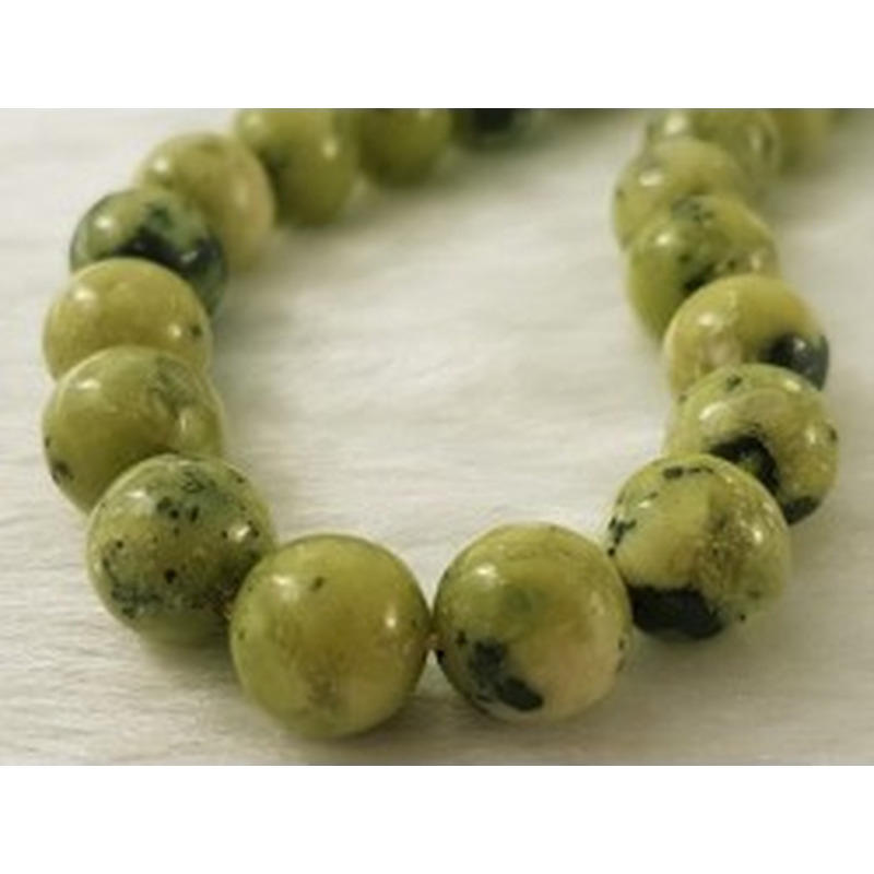 Lizarditkette 10mm, Norwegische Jade 2