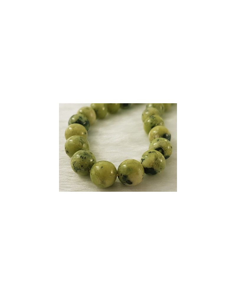 Lizarditkette 10mm, Norwegische Jade