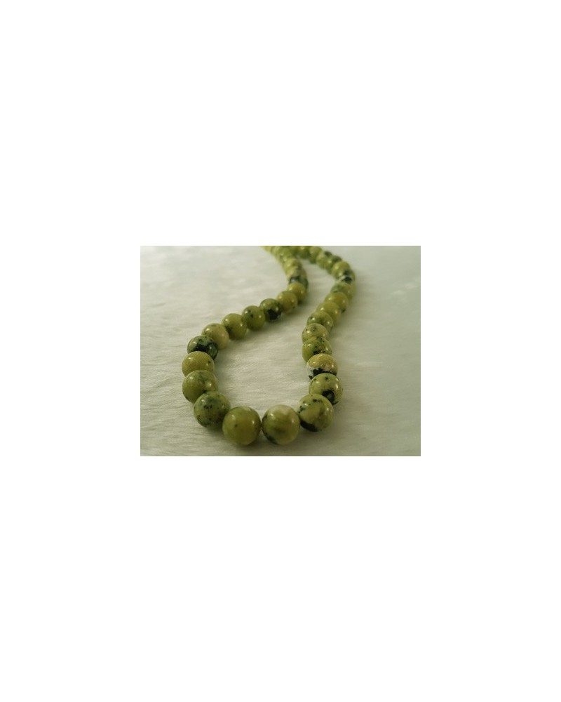 Lizarditkette 10mm, Norwegische Jade