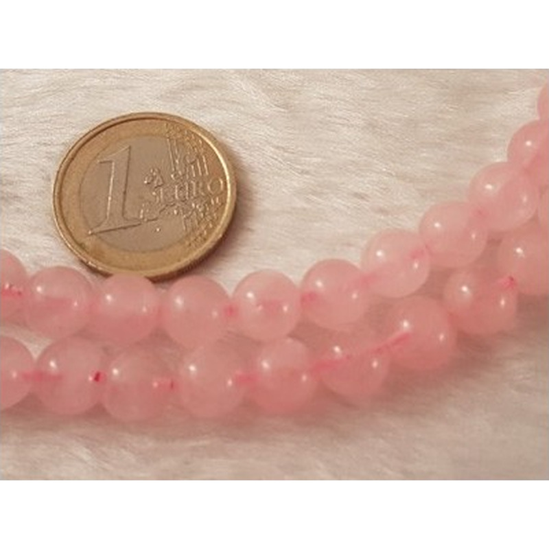 Rosenquarzkette 8mm