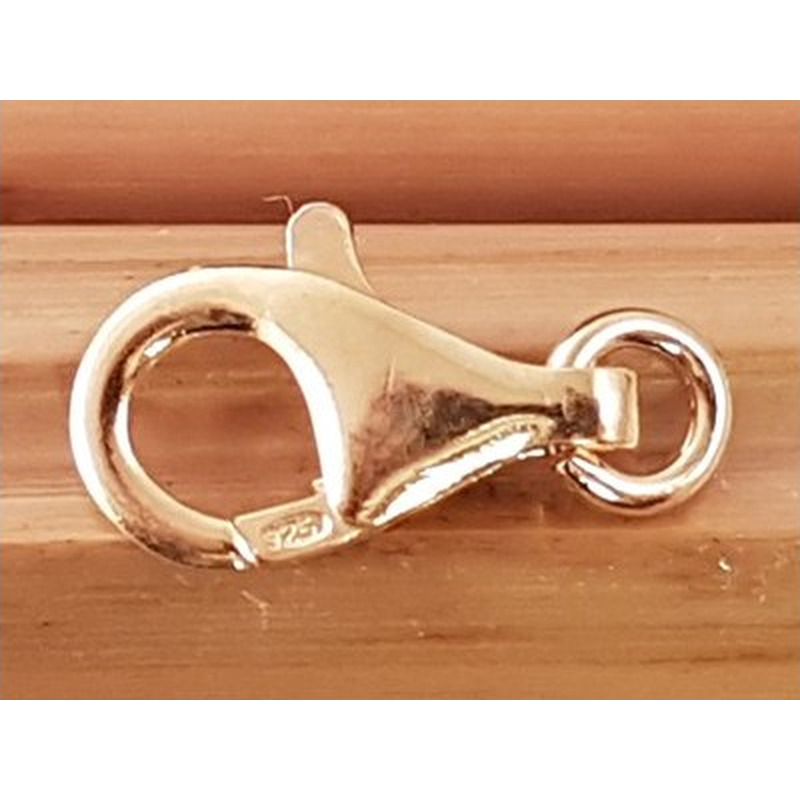Karabiner Silber vergoldet