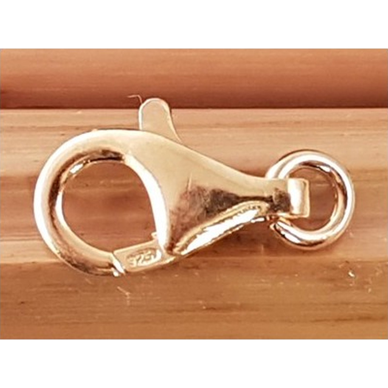 Karabiner Silber vergoldet