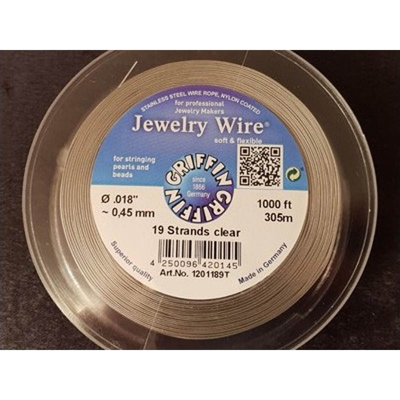 Griffin Jewelry Wire 0.45mm/305m/19str