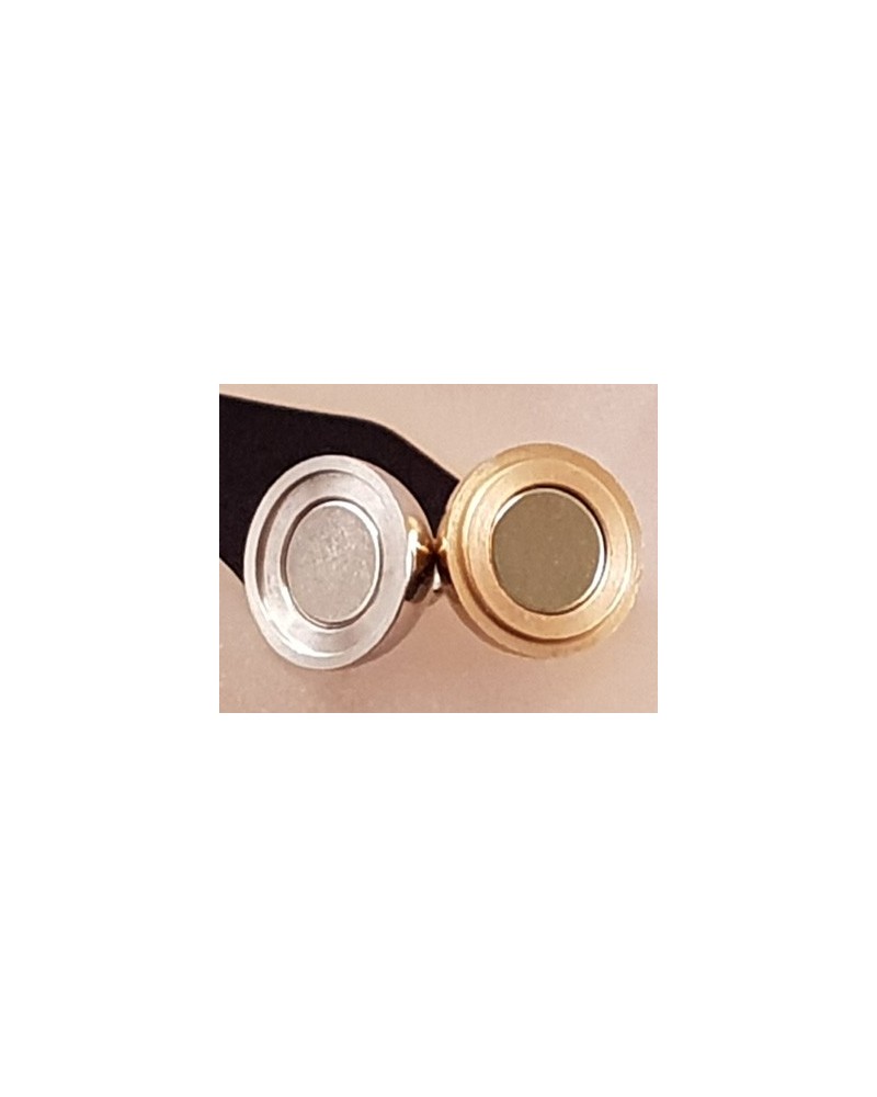 Magnetschliesse 12mm Edelstahl bicolor