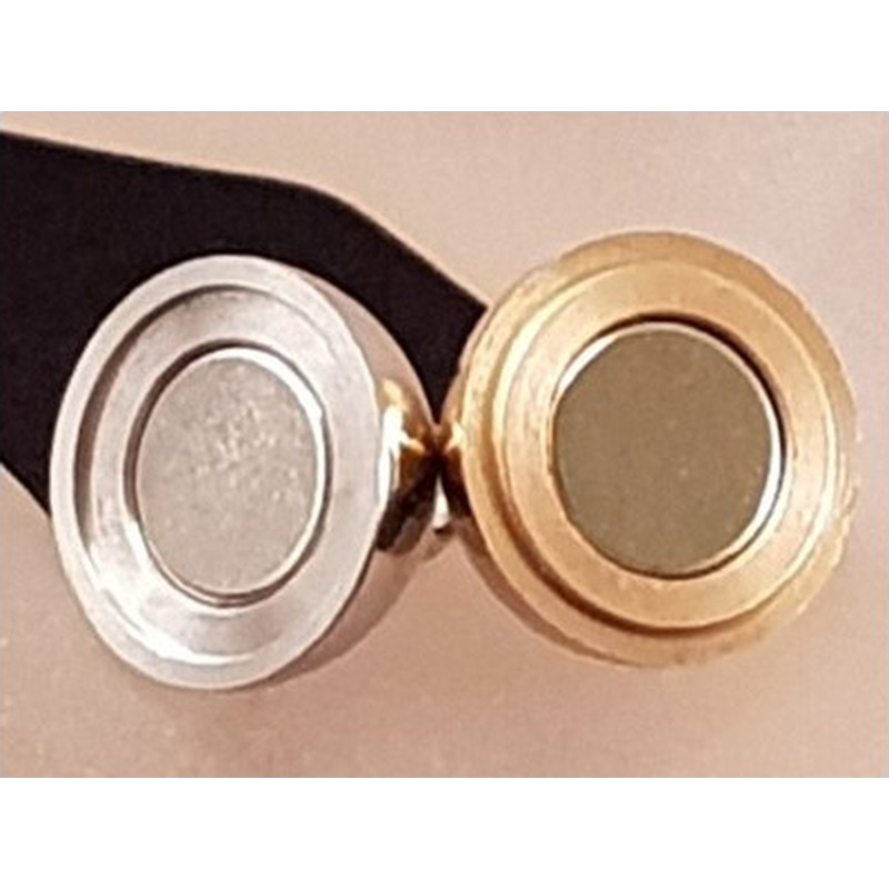 Magnetschliesse 12mm Edelstahl bicolor
