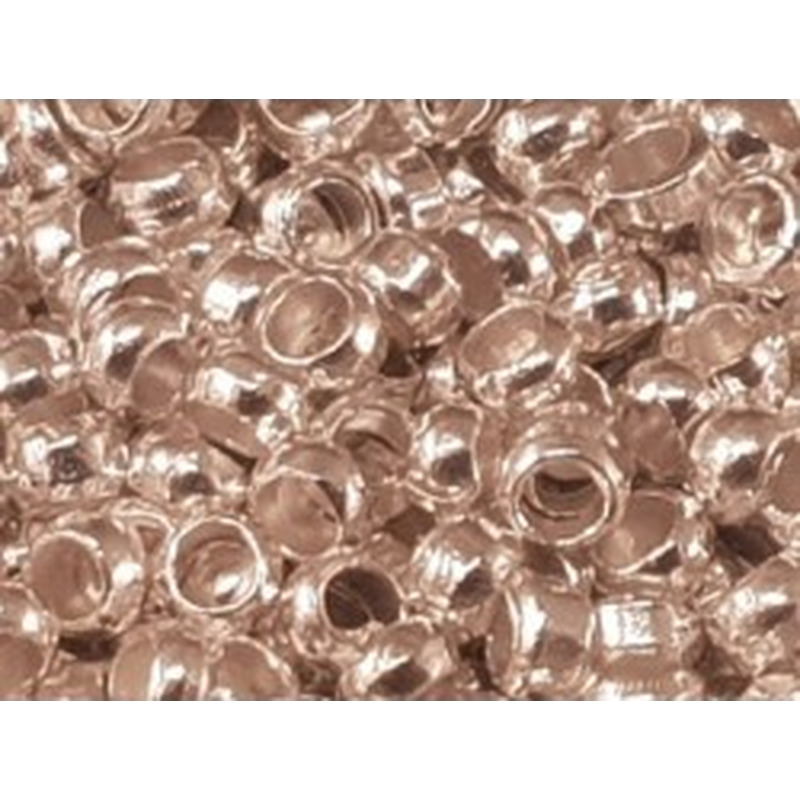 Quetschperle 1.1mm, versilbert, 200 Stk