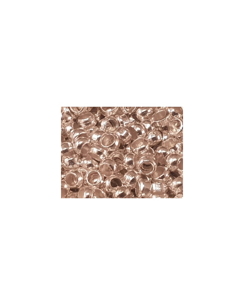 Quetschperle 1.1mm, versilbert, 200 Stk