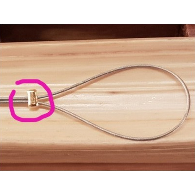 Quetschperle 1.1mm, vergoldet, 200 Stk