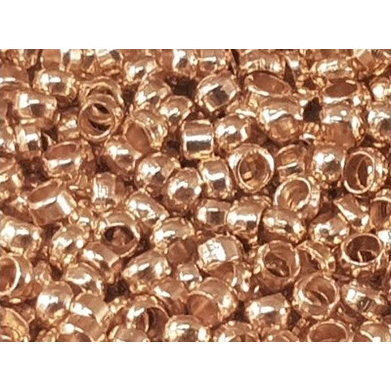 Quetschperle 1.1mm, vergoldet, 200 Stk