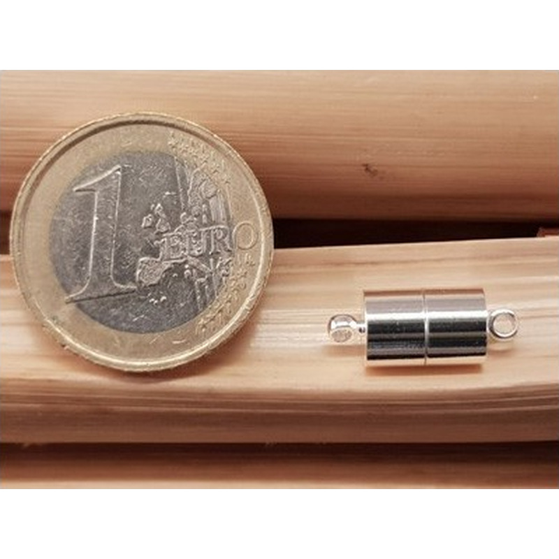 Magnetschliesse 7x17mm silberfarben., geklebt