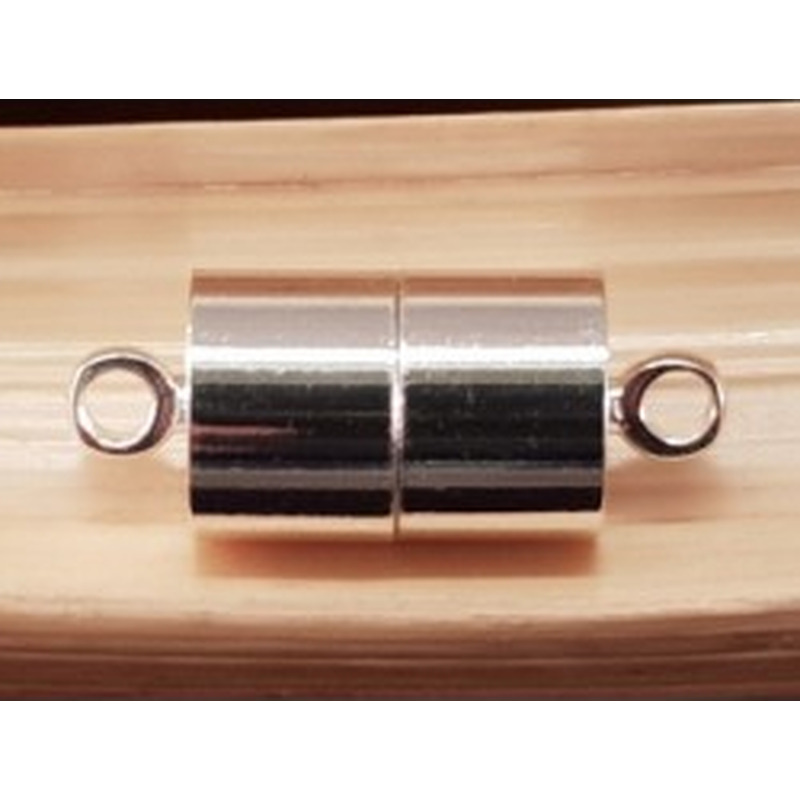 Magnetschliesse 7x17mm silberfarben., geklebt