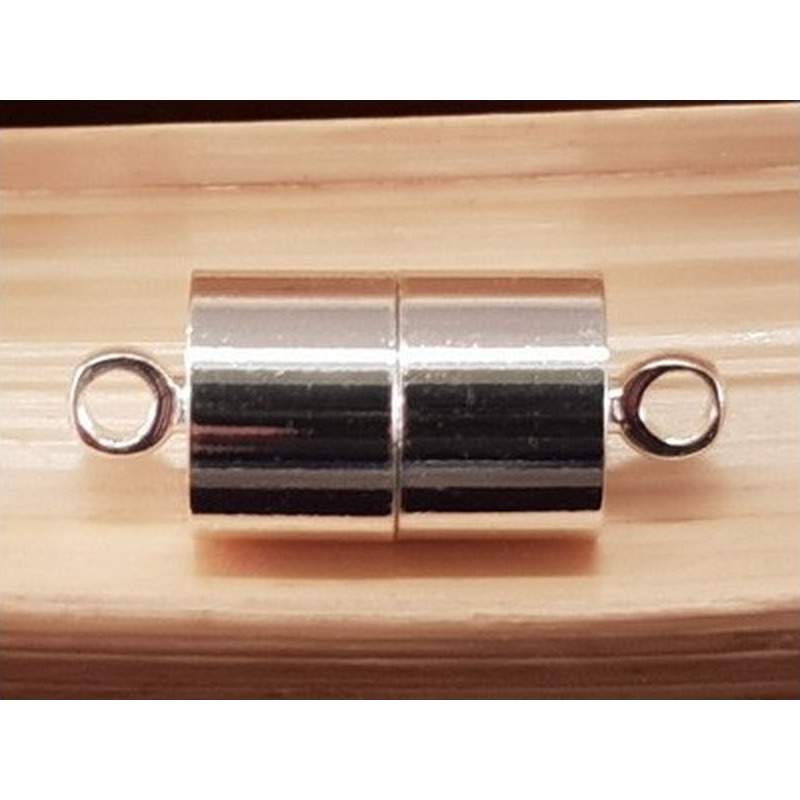 Magnetschliesse 7x17mm silberfarben., geklebt