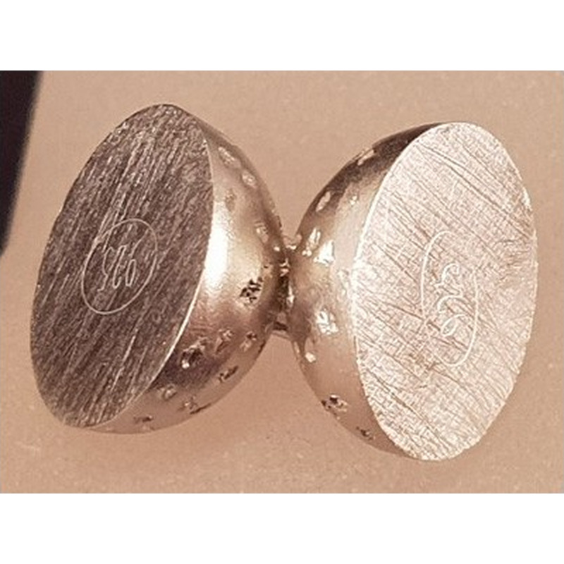 Magnetschliesse 12mm Stardust, 925 Silber rhodiniert, geschlossen