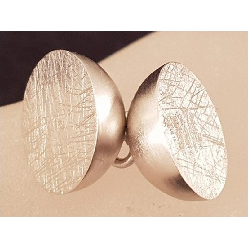 Magnetschliesse 14mm satiniert, 925 Silber rhodiniert, geschlossen