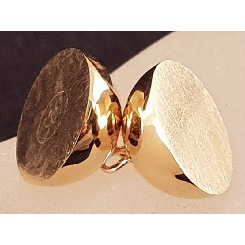 Magnetschliesse 12mm, 925 Silber vergoldet, geschlossen