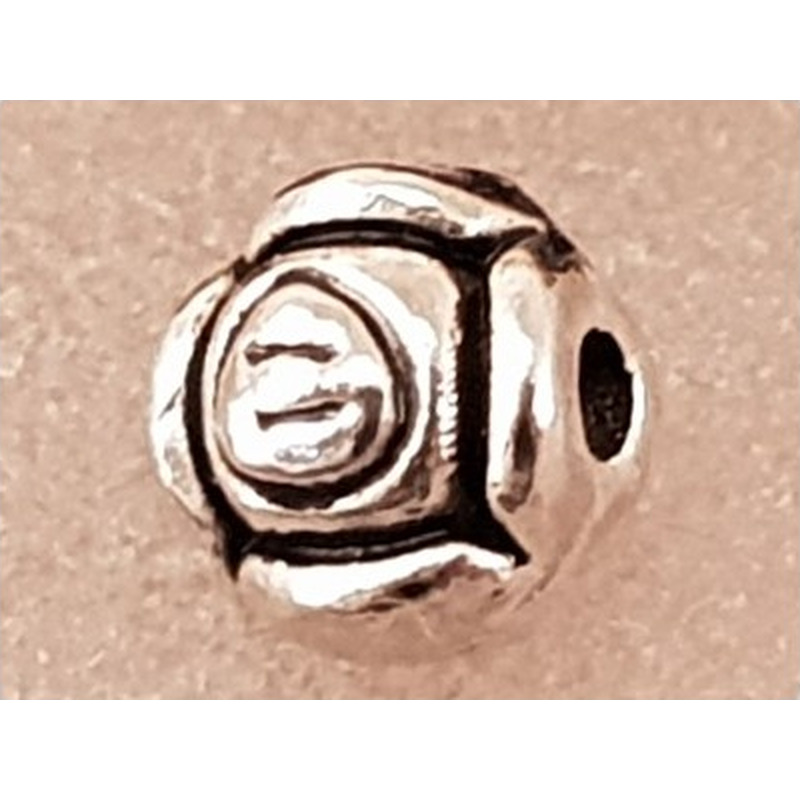 Zwischenteil, Rose 5mm, Metall Tibet Style