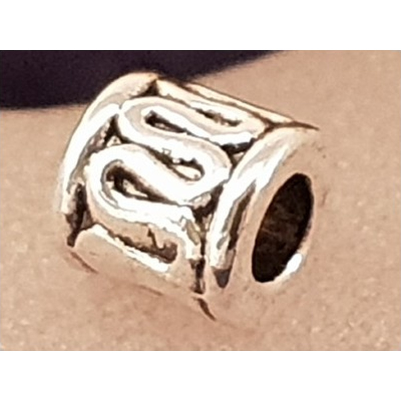 Zwischenteil, Zylinder 5x5mm, Metall Tibet Style