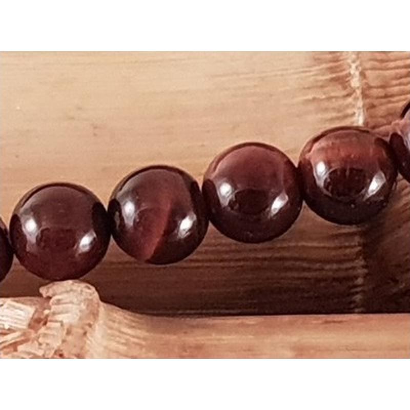 rote Tigeraugekette 6mm