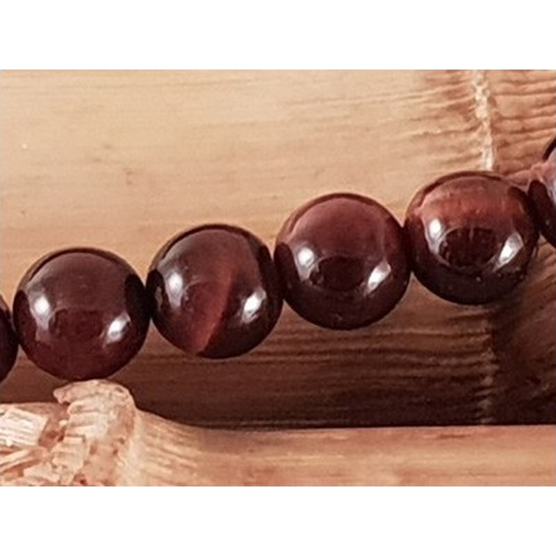 rote Tigeraugekette 6mm
