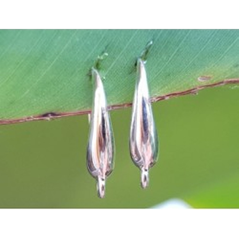 2 Stk. Ohrhaken 14mm, 925 Silber 2