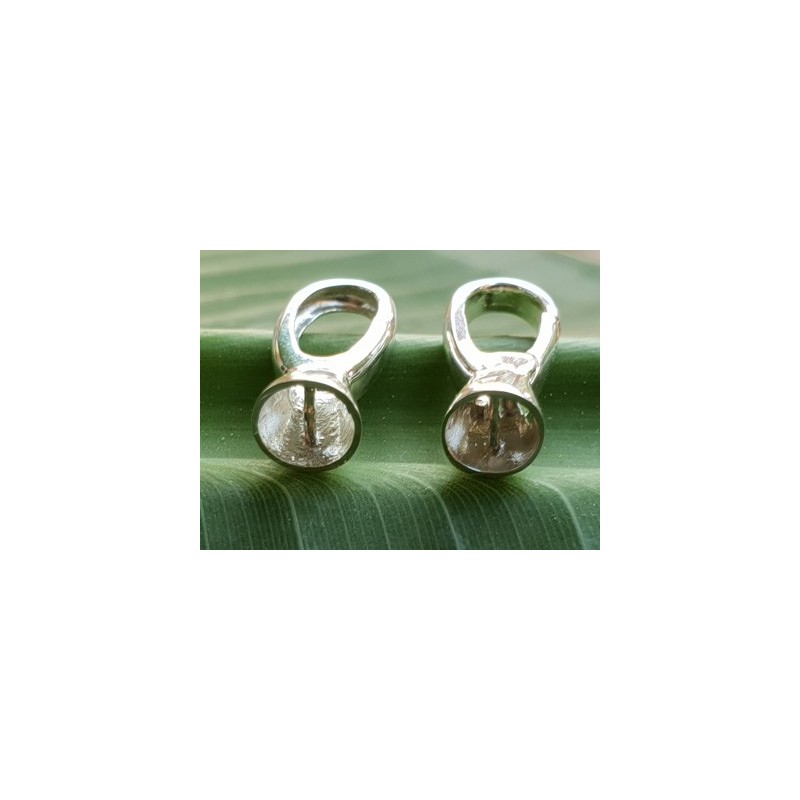 Schliesse 32mm, 925 Silber rhodiniert