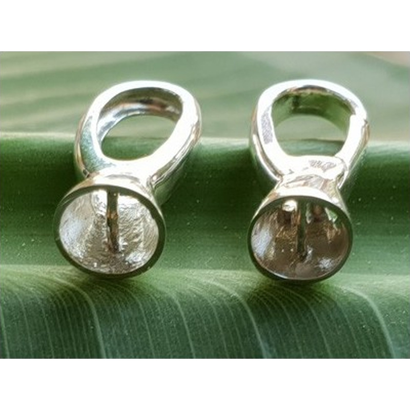 Schliesse 32mm, 925 Silber rhodiniert