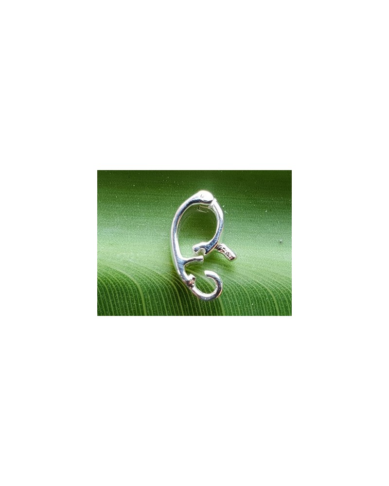 Clipschliesse 6x10mm, 925 Silber