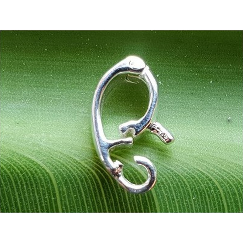 Clipschliesse 6x10mm, 925 Silber