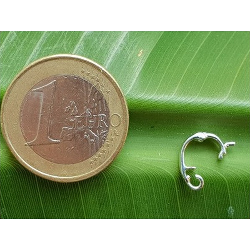 Clipschliesse 6x10mm, 925 Silber