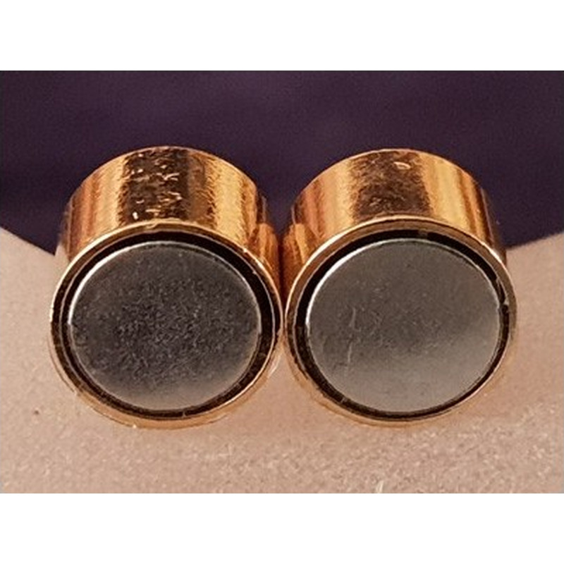 Magnetschliesse 7x17mm goldfarben., geklebt