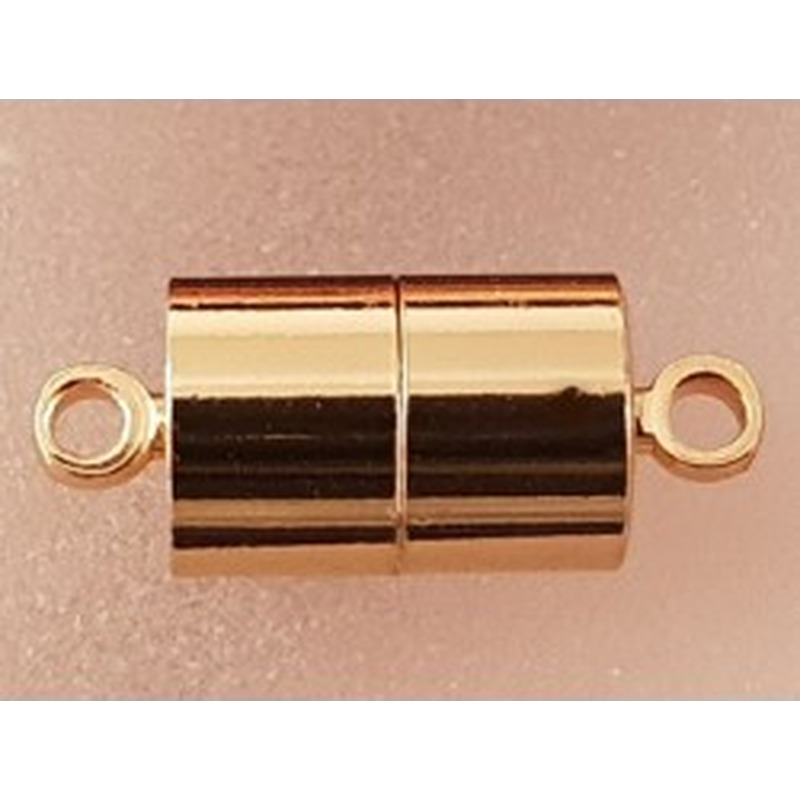 Magnetschliesse 7x17mm goldfarben., geklebt