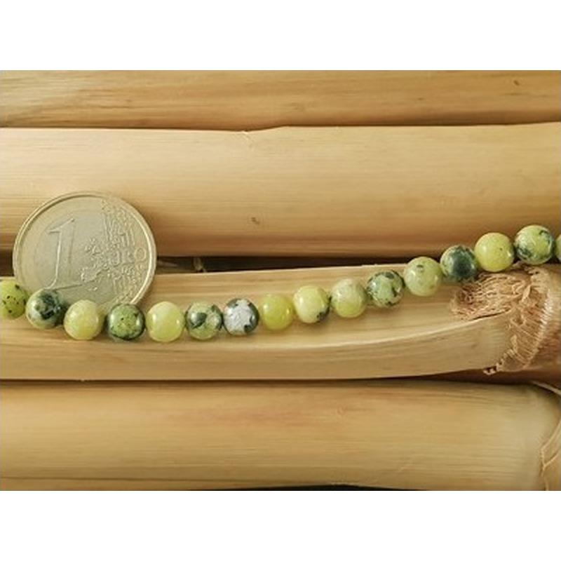 Lizarditkette 6mm, Norwegische Jade