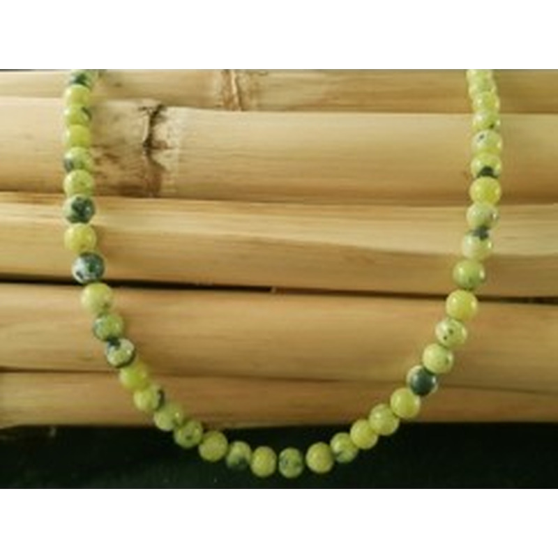 Lizarditkette 6mm, Norwegische Jade 2