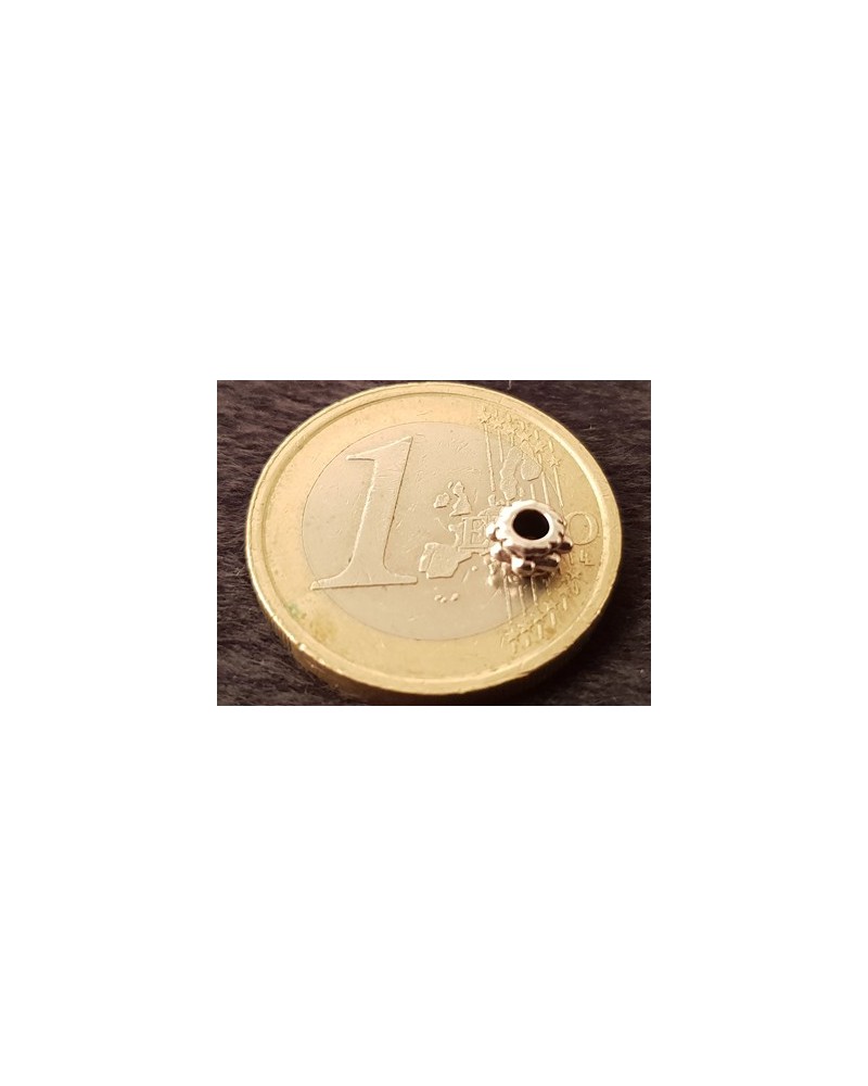 Zwischenteil, Scheibe 5x3mm, Metall Antik