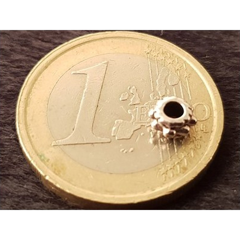 Zwischenteil, Scheibe 5x3mm, Metall Antik